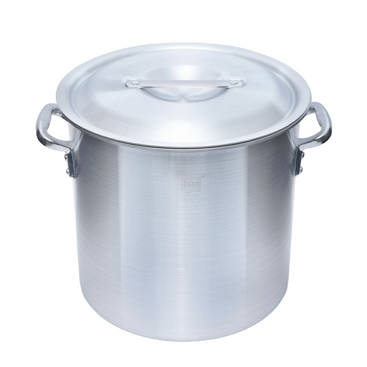 両手鍋　2点セット　業務用　42㎝　39㎝ Thunder Group アルミ寸胴鍋 ガス専用 39cm 46L 目盛り付き 蓋付き
